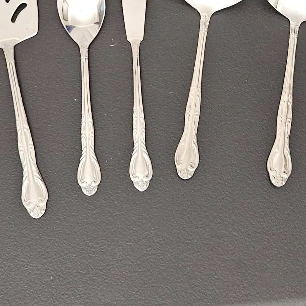 NATIONAL STAINLESS KOREA 5 PC. SERVING SET